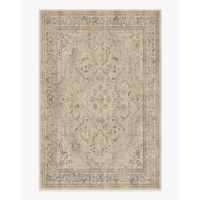 Adeline Ivory Opal Flatwoven Rug - 185 x 275 cm - Rug + Cushioned Pad System