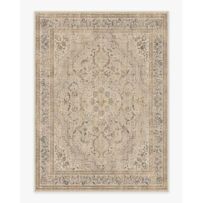 Adeline Ivory Opal Flatwoven Rug - 275 x 365 cm - Rug + Cushioned Pad System