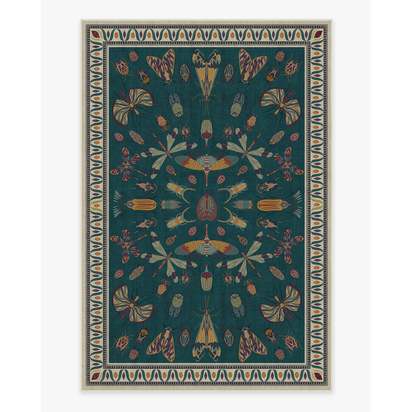 Flutterby Flatwoven Rug by Iris Apfel - 185 x 275 cm - Rug + Cushioned Pad System