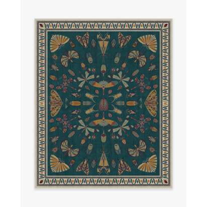 Flutterby Flatwoven Rug by Iris Apfel - 245 x 305 cm - Rug + Cushioned Pad System