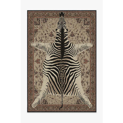 On Safari Hazel Flatwoven Rug by Iris Apfel - 185 x 275 cm - Rug + Cushioned Pad System