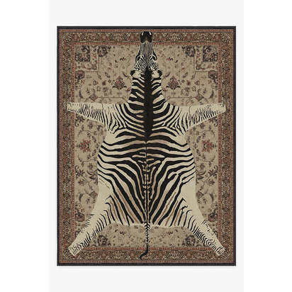 On Safari Hazel Flatwoven Rug by Iris Apfel - 275 x 365 cm - Rug + Cushioned Pad System