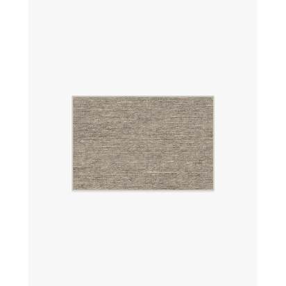 Melange Solid Natural Stone Flatwoven Rug - 60 x 90 cm - Rug + Cushioned Pad System
