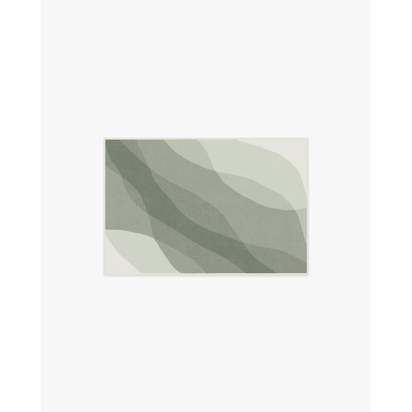 Kallan Sage Green Flatwoven Rug - 60 x 90 cm - Rug + Cushioned Pad System