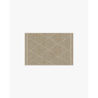 Jesper Stone Flatwoven Rug - 60 x 90 cm - Rug + Cushioned Pad System