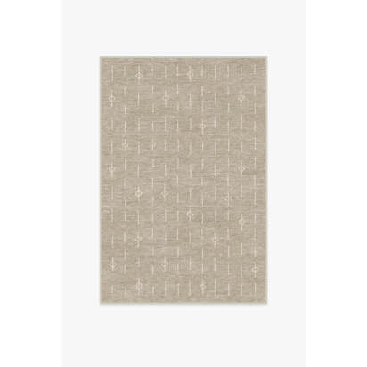 Alina Light Stone Flatwoven Rug - 120 x 185 cm - Rug + Cushioned Pad System