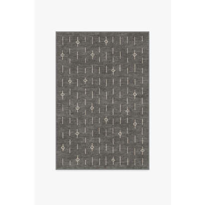 Alina Grey Flatwoven Rug - 120 x 185 cm - Rug + Cushioned Pad System