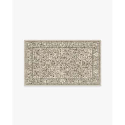 Montreal Natural Stone Flatwoven Rug by Morris & Co. - 90 x 150 cm - Rug + Cushioned Pad System
