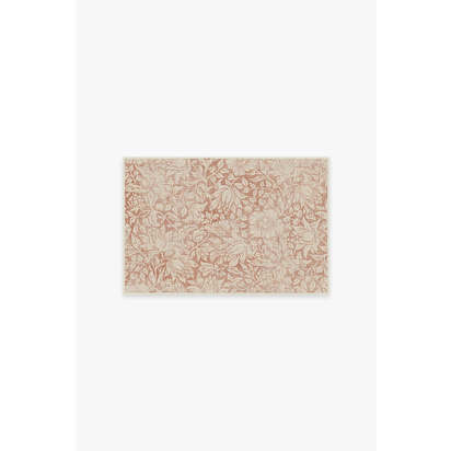 Mallow Rust Flatwoven Rug by Morris & Co. - 60 x 90 cm - Rug + Cushioned Pad System