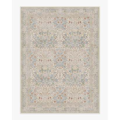 Blackthorn Ivory Flatwoven Rug by Morris & Co. - 275 x 365 cm - Rug + Cushioned Pad System