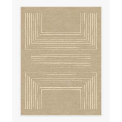Valencia Natural Flatwoven Rug - 275 x 365 cm - Rug + Cushioned Pad System