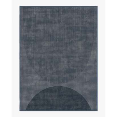 Eclipse Navy Flatwoven Rug - 275 x 365 cm - Rug + Cushioned Pad System