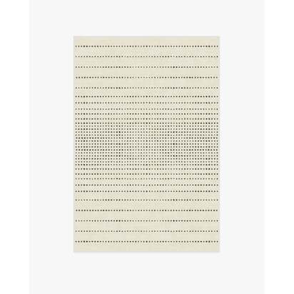 Array Black & Ivory Flatwoven Rug - 120 x 185 cm - Rug + Cushioned Pad System