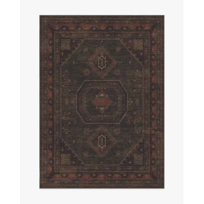 Shira Bordeaux Flatwoven Rug - 150 x 215 cm - Rug + Cushioned Pad System