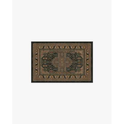 Imani Vintage Multicolour Flatwoven Rug - 60 x 90 cm - Rug + Cushioned Pad System