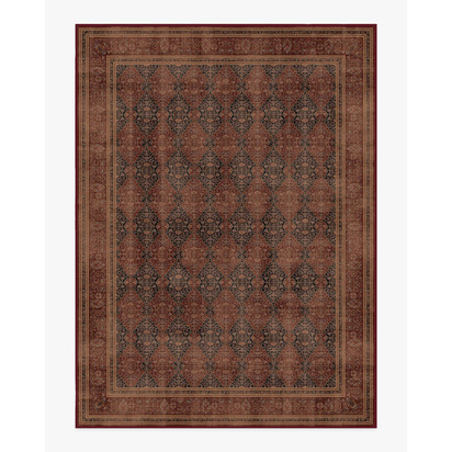 Vesper Amber Red Flatwoven Rug - 275 x 365 cm - Rug + Cushioned Pad System