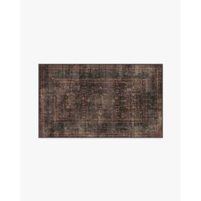 Rowan Bordeaux Flatwoven Rug - 90 x 150 cm - Rug + Cushioned Pad System