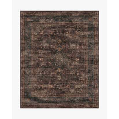 Rowan Bordeaux Flatwoven Rug - 245 x 305 cm - Rug + Cushioned Pad System