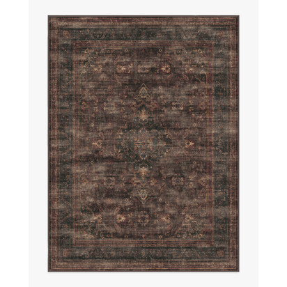 Rowan Bordeaux Flatwoven Rug - 275 x 365 cm - Rug + Cushioned Pad System
