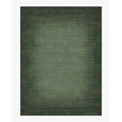 Aura Ombre Solid Sage Flatwoven Rug - 275 x 365 cm - Rug + Cushioned Pad System