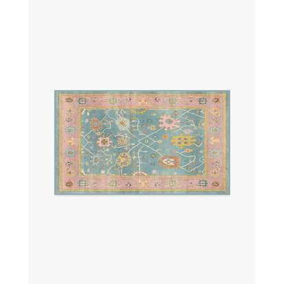 Jemima Multicolour Flatwoven Rug - 90 x 150 cm - Rug + Cushioned Pad System