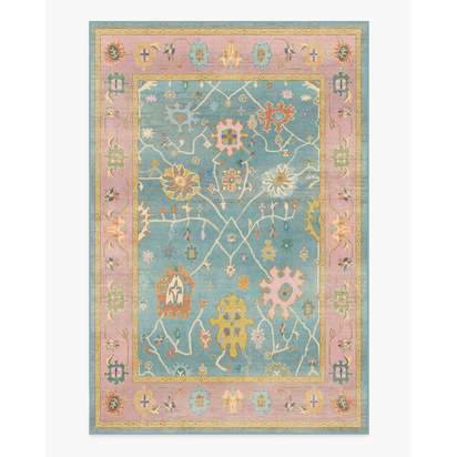 Jemima Multicolour Flatwoven Rug - 185 x 275 cm - Rug + Cushioned Pad System