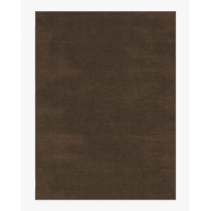Nico Solid Dark Wood Flatwoven Rug - 275 x 365 cm - Rug + Cushioned Pad System