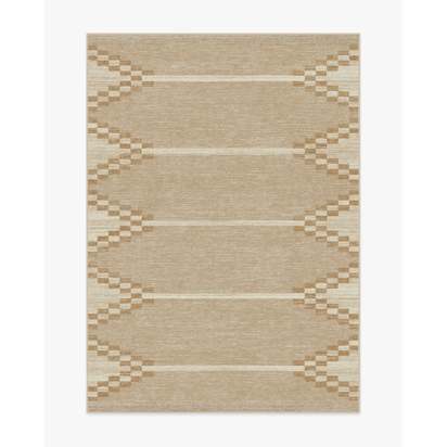 Sloane Natural Flatwoven Rug - 150 x 215 cm - Rug + Cushioned Pad System