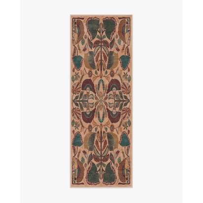 Georgia Kaleidoscope Flatwoven Rug by Jungalow - 75 x 215 cm - Rug + Cushioned Pad System