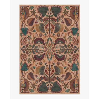 Georgia Kaleidoscope Flatwoven Rug by Jungalow - 185 x 275 cm - Rug + Cushioned Pad System