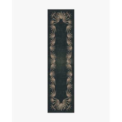 Tarsila Forest Flatwoven Rug by Jungalow - 75 x 305 cm - Rug + Cushioned Pad System