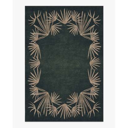 Tarsila Forest Flatwoven Rug by Jungalow - 185 x 275 cm - Rug + Cushioned Pad System
