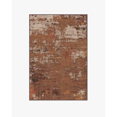 Patina Copper Multicolour Flatwoven Rug - 120 x 185 cm - Rug + Cushioned Pad System