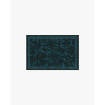 Twilight Forest Midnight Flatwoven Rug by Matthew Williamson - 60 x 90 cm - Rug + Cushioned Pad System