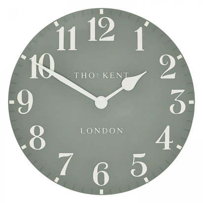 Thomas Kent 20" Arabic Wall Clock Seagrass