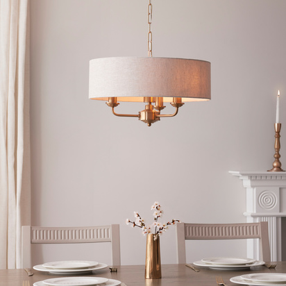 Bourton 3 Pendant Vintage Brass