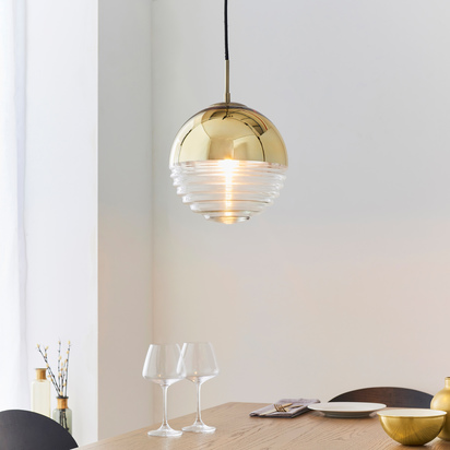 Paloma Pendant Light Gold Tinted