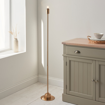 Burley Rechargeable Floor Lamp Base Aged Brass