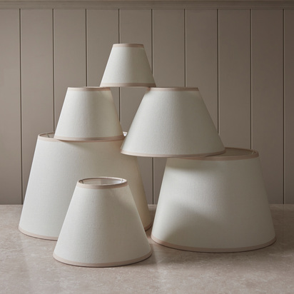 Alderhurst Shade Almond White Fabric