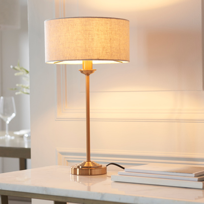 Bourton 1 Table Lamp Vintage Brass