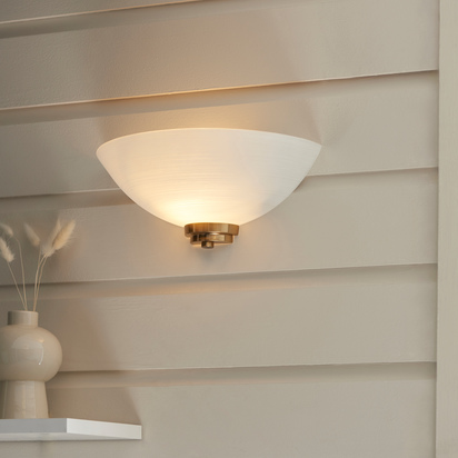 Zurich 1 Wall Light Brushed Aged Brass