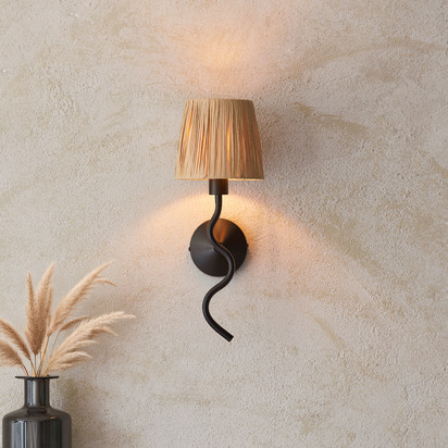 Chertsey 1 Wall Light Matt Black