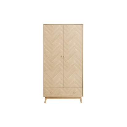 Herringford 2 Door 1 Drawer Wardrobe