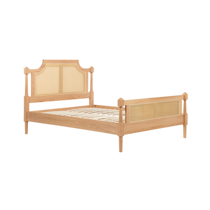 Geneva King Rattan Bed