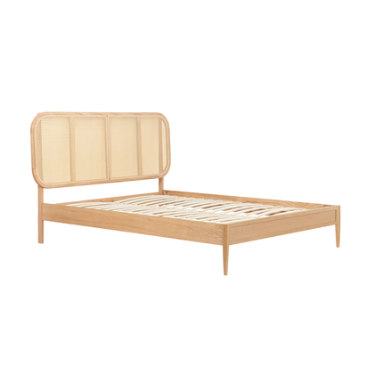Elina King Rattan Bed