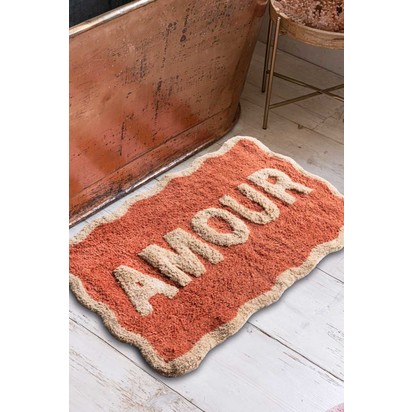 Terracotta Amour Bath Mat