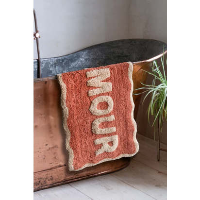 Terracotta Amour Bath Mat