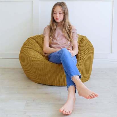 rucomfy Kids Slouch Jumbo Cord Bean Bag