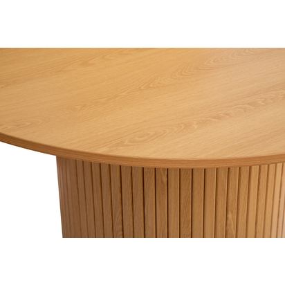 Axel Round Fluted Dining Table with 4 Chairs
