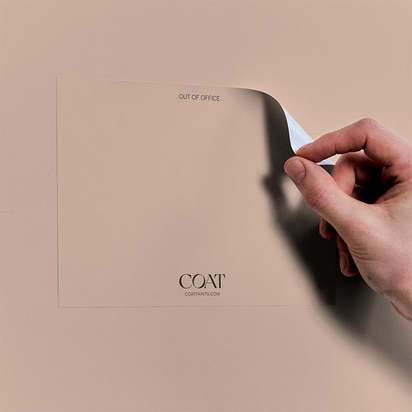 Out Of Office Sample - Peel & Stick
